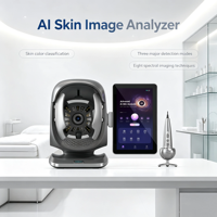 Analyseur de peau portable à intelligence artificielle, machine de mesure microscopique, rapport d'inspection, détection des problèmes cutanés, test cutané, machine de scan facial