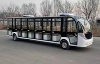 Bus urbain à 11/13/15/23 places, campus, alimenté par batterie 72V, parc de villégiature, aéroport, véhicule électrique de tourisme, bus personnalisé