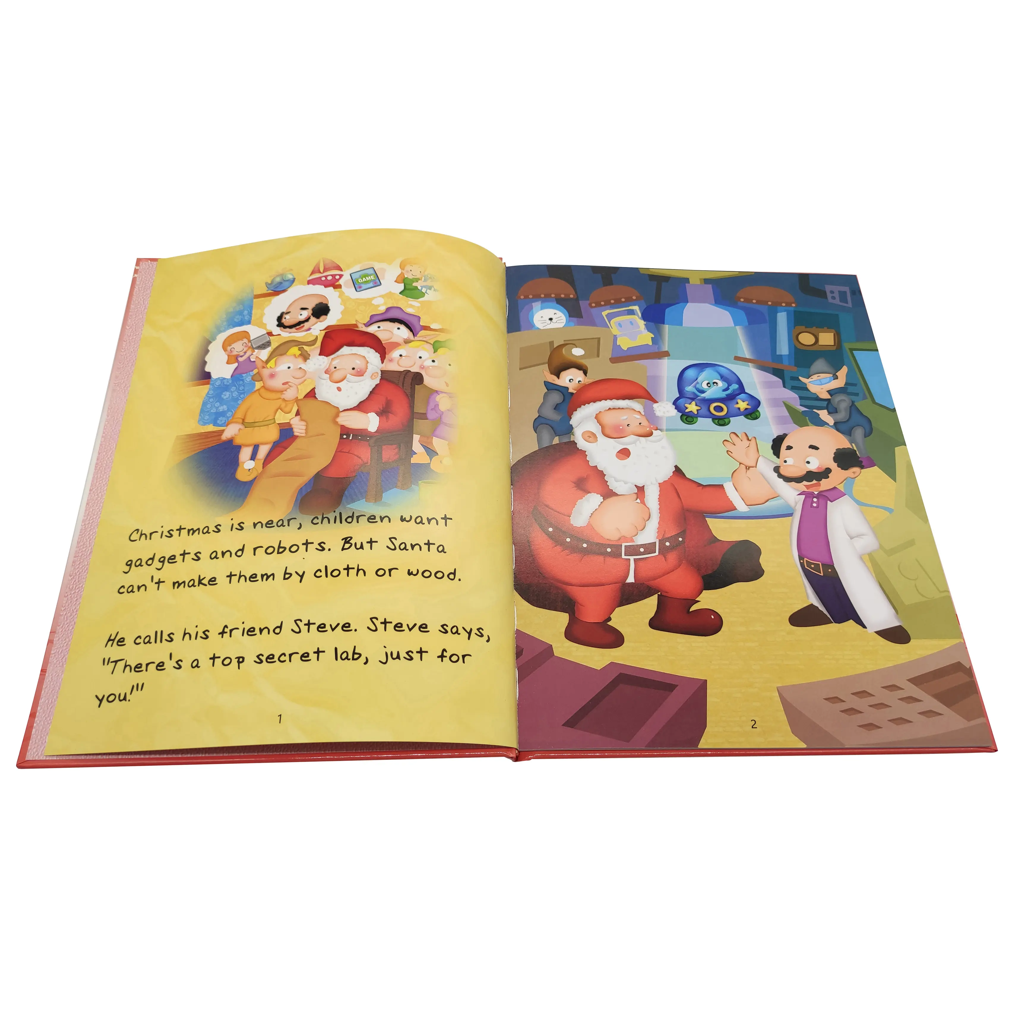 China Druck benutzer definierte Hardcover Buch hochwertige Hochglanz papier Umweltschutz material Baby Story Book