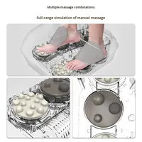 Masseur électrique pour les pieds 2026 avec chaleur et rouleaux de shiatsu pour la relaxation et le soulagement de la douleur, masseur pour les pieds à usage domestique