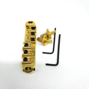 Kit de pont de guitare électrique en alliage de zinc avec <span class=keywords><strong>barre</strong></span> de maintien et cordier pour guitare LP à 6 cordes - Product Image 3