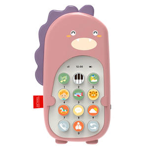 Giocattolo Telefono per Bambini a Forma di Dinosauro Danzante e Agitatore, Giocattolo Musicale Calmante per la Prima Infanzia - Product Image 6