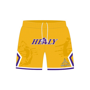 Ensemble d'uniformes de basketball athlétiques personnalisés HEALY, dernier design, séchage rapide, vêtements de sport, débardeur, short pour hommes - Product Image 3