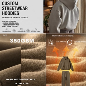 Sudaderas <span class=keywords><strong>con</strong></span> <span class=keywords><strong>Capucha</strong></span> de Alta Calidad para Hombre, Estilo Casual, Unisex, de Algodón Grueso, <span class=keywords><strong>con</strong></span> <span class=keywords><strong>Estampado</strong></span> Personalizado - Product Image 2