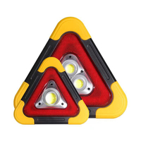 Réflecteur de sécurité pliable, outil d'urgence pour voiture, outil d'urgence, panneau LED en Triangle d'avertissement de voiture