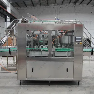 Full Automatic Aluminum Beverage Cans Soda Pop Making/Filling Machinery