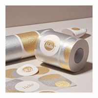 Emballage privé en vinyle personnalisé professionnel autocollant d'étanchéité circulaire étanche