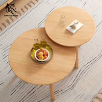 Table basse moderne en bois massif, personnalisable (couleur et taille), écologique, pour salon – Fabricant chinois, prix bas, stock disponible