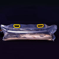 Sacs de transport pour poissons d'aquarium en polyéthylène transparent avec logo personnalisé, sacs d'emballage pour l'expédition de poissons vivants, sacs en plastique pour le transport de poissons