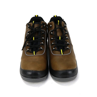 Crazy Horse En Cuir Acier Orteil Hommes Sport Respirant Anti-Crevaison Deltaplus Chaussures De Sécurité Pour La Randonnée