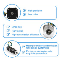 Drohnen motor Bürstenloser Hochgeschwindigkeits-Bldc-Motor mit Getriebe verhältnis 19:1 4000 U/min 0,25 N.M für CNC-Roboter