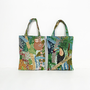 Sacs fourre-tout Vintage pour femmes, sac de Shopping en tapisserie, vente en gros - Product Image 2