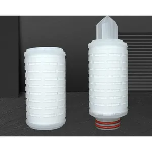 Zhilv 5 inch pleated type cartridge filter pleated media filter cartridge