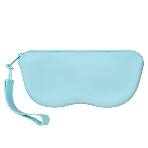 Silicone <b>Glasses</b> Pouch with Carrying Strap Soft <b>Slim</b> <b>Glasses</b> <b>Case</b> Eyewear <b>Case</b> for Daily Use and Travel - Product Image 6