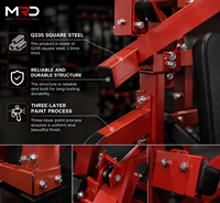 Máquina de entrenamiento de hombros con plataforma plana serie PM, uso comercial, ajustable, de alta resistencia, ecológica, para equipos de entrenamiento de gimnasio