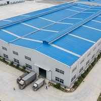 Entrepôt d'exploitation minière préfabriqué en acier à base lourde 100x70m pour la Tunisie, économique pour les installations de traitement des minerais