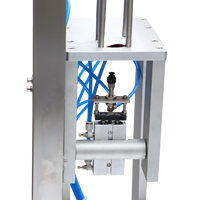 Machine de scellage automatique à 2 buses haute précision pour liquides visqueux, boissons, thé aux bulles, eau pure et produits chimiques, avec engrenage moteur