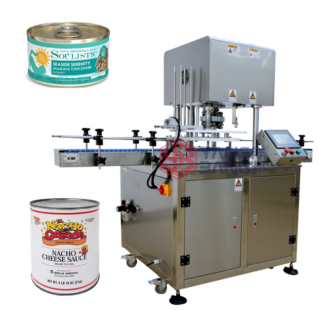 Industrial Automatic Seamer Tomato Sauce Can Sealing Machine Canned Meat Seaming Machine