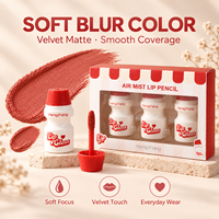 Gloss à lèvres mat velours, maquillage à texture douce et mate, teinte à lèvres, vente en gros, marque privée, OEM, ODM, ensemble de rouges à lèvres liquides mats