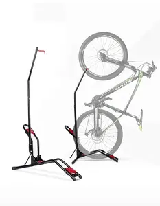Présentoir de vélo en aluminium, support de stationnement multifonctionnel, ajustable pour vélo de route, vtt, cintre Vertical, pour réparation, 1 pièce