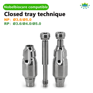 Nobel Biocare Compatible Tray Coping de Impresión de Bandeja Cerrada RP NP Conexión Cónica para Transferencia en Laboratorio de Implantes Dentales y Fábrica CAD/<span class=keywords><strong>CAM</strong></span> - Product Image 5