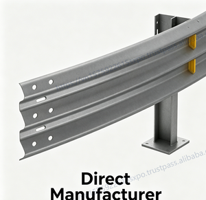 Barrière de sécurité médiane à trois poutres galvanisée à chaud en acier Q345, poteau en C, poteau en Z, barrière à câbles, rondelle de poutre – Approvisionnement direct usine - Product Image 4