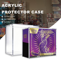 Boîte de présentation rigide en acrylique pour Pokémon Elite Trainer Box (ETB) et Booster Box TCG – Protection et collection