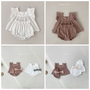 Conjunto de Ropa para Bebés Niñas, Blusa sin Mangas y Pantalones Cortos, Traje Bonito para Niñas Pequeñas - Product Image 2