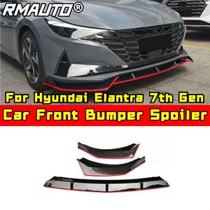 <b>For</b> Hyundai Elantra 7th Gen Front Bumper Lip Splitter <b>Diffuser</b> Spoiler Protector Bumper Guard Body Kit <b>Car</b> Accessories - Product Image 3