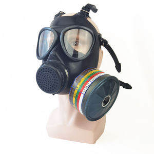 Masker Gas Respirator Full <span class=keywords><strong>Face</strong></span> Amonia 40mm Berkualitas Tinggi Bersertifikasi CE - Product Image 3
