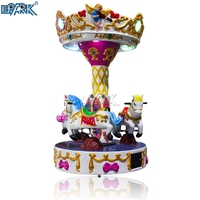 Carrousel musical pour enfants Merry Go Round Mini machine de jeu à pièces pour le divertissement Matière plastique à vendre