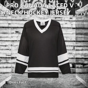 Camisetas de Hockey Loq MOQ Game Pro con Cuello en V, Cierre de Velcro, Servicio OEM, Secado Rápido, Impresión por Sublimación, 100% Poliéster - Product Image 2