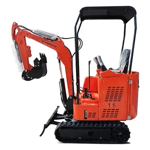 Hot Sale Different Accessories Crawler Mini Compact Excavator Bagger 1Ton Small Mini Crawler Excavator