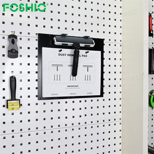 Foshio, rodillo de vidrio montado en la pared personalizado, aplicación de <span class=keywords><strong>vinilo</strong></span>, herramienta de tinte de ventana, juego de rodillos a prueba de polvo de 8 pulgadas con almohadilla pegajosa - Product Image 3