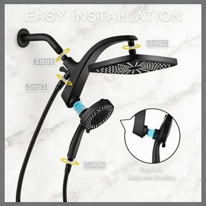 <span class=keywords><strong>Pommeau</strong></span> <span class=keywords><strong>de</strong></span> <span class=keywords><strong>Douche</strong></span> Magnétique Détachable Moderne Haute Pression 10 Modes <span class=keywords><strong>de</strong></span> Jet Design Portable Peinture pour Salle <span class=keywords><strong>de</strong></span> Bain d'Appartement - Product Image 3