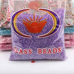 450 г/мешок, оптовая продажа, дешевые, 2, 3, 4 мм, 11/0, мини-стеклянные бусины с жемчугом, разноцветные стеклянные бусины для бисера, для вышивания, ювелирные изделия «DIY» - Product Image 1