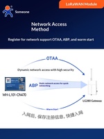 Module LoRa Chine, communication série 5,5 km, passerelle de nœud sans fil LoRaWAN 433 MHz