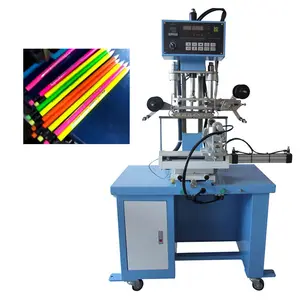 LC Marca semi automática produtos plásticos doiring press machine roll to roll hot stamping machine para pu palmilha de estampagem