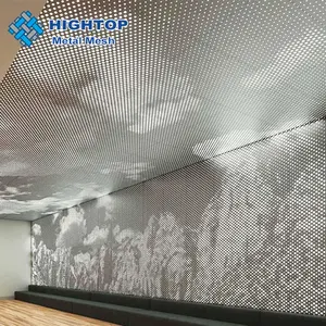 Custom Materiaal Staal Aluminium Metalen Geperforeerde Plaat Ponsplaat Voor Hek Plafond