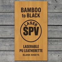 Feuilles de similicuir laserable noir effet bambou 12x24 pouces, supports vierges en similicuir pour cadeaux écologiques, invitations de mariage, porte-clés et patchs
