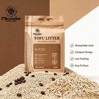 Litière pour chat Micoodor Health Indicator au tofu, changeant de couleur selon le pH, contrôle des odeurs