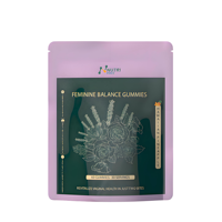 Gummies vitaminiques féminines de qualité supérieure OEM, équilibre hormonal, soulagement du syndrome prémenstruel, beauté, soutien immunitaire, 60 unités, santé vaginale adulte, 2 gummies