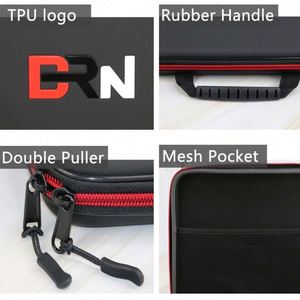 Custom Hard Shell EVA Carrying Case Tool Bag Wireless Interphone <b>Storage</b> Case Waterproof Leather Walkie Talkie Pouch Bag Case - Product Image 5