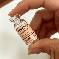 62 Étiquettes universelles pour flacons de peptides de laboratoire, qualité RUO, résistantes à l'eau, adhésif haute adhérence, pour toutes les tailles de flacons