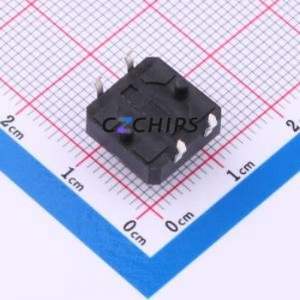 TP11011670 Tactile Switch Through hole Component (THT),12x12mm Switch Single Pole Single Throw Round Button 1.6N Through Hole - Product Image 2