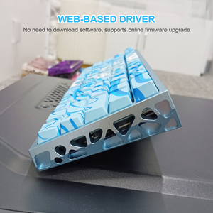 Tùy Chỉnh Mát Màu Xanh Rồng Hình Ảnh Keycaps Nặng 61-Key Có Dây Cơ Khí RGB Backlit Nhôm Kim Loại Từ Chuyển Đổi Chơi Game <span class=keywords><strong>ODM</strong></span> - Product Image 4