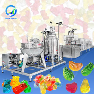 Ligne de production de bonbons gélifiés acidulés OCEAN, machine de fabrication de bonbons gélifiés en forme d'ours - Product Image 1