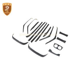 Couverture de tableau de bord en fibre de carbone, panneau de commande central, garniture intérieure pour Mercedes Benz <span class=keywords><strong>Classe</strong></span> S W222 <span class=keywords><strong>AMG</strong></span> - Product Image 5