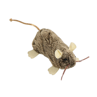 Nouveau jouet réaliste de chat de souris en peluche de conception avec l'herbe à chat-jeu interactif résistant à la mastication