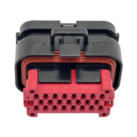 Conectores Eléctricos Automotrices Impermeables Haidie de 23 Pines, Tipo Ampseal, Hembra, 12V, Cobre y Nylon, 776286-1 para TE